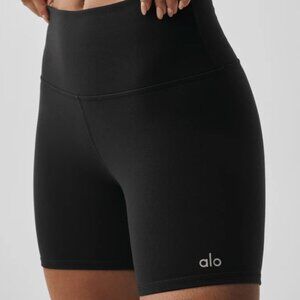 Alo Yoga 5" Airbrush High-Waist Biker Short